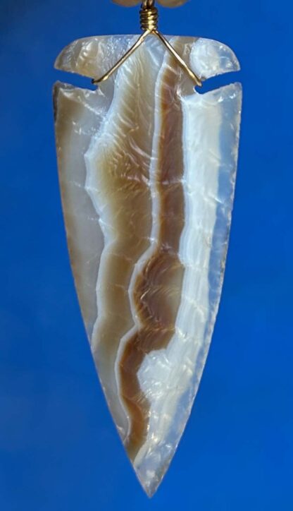 Brazilian Agate Arrowhead Necklace