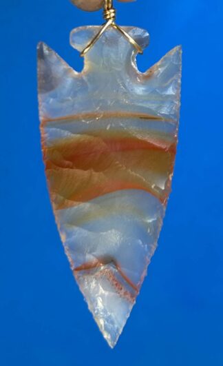 Brazilian Agate Arrowhead Necklace
