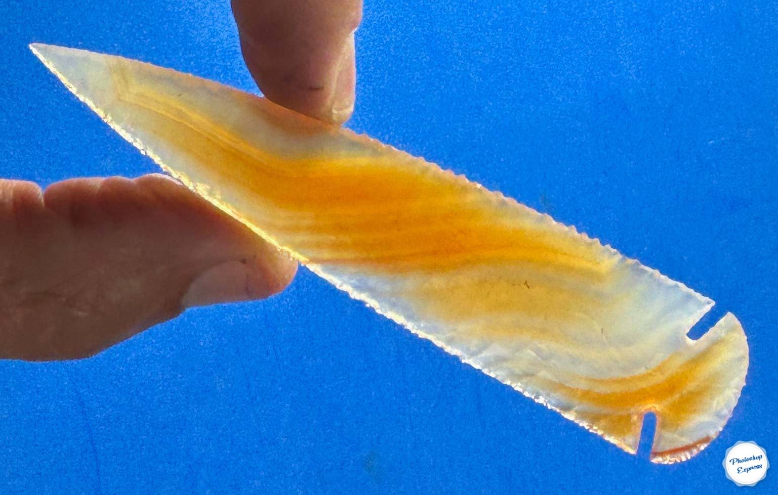 Banded Brazilian Agate Dovetail - Image 2
